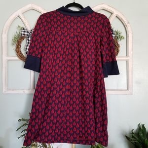 VTG High-neck Sail Boat Mini Dress